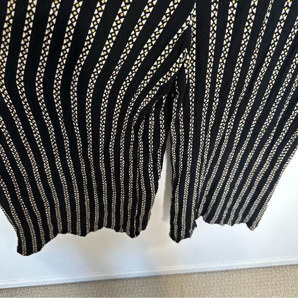 Billabong Wide leg Jumpsuit Small Black White - Picture 4 of 10